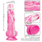 Twisted Love Realistic Dildo | Silicone Dildo | 5-Inch Dildo | Pink Dildo | Suction Cup Dildo