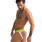 Sport Fucker Jersey Jock - L Green/White