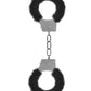 Shots Ouch Beginner's Handcuffs Furry - Black