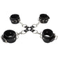 Shots Ouch Leather Hand & Leg Cuffs - Black