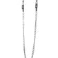 Shots Ouch Adjustable Nipple Clamps w/Chain - Metal