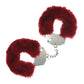 Shots Ouch! Heavy-duty Fluffy Handcuffs - Burgundy