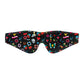Shots Ouch Old School Tattoo Style Printed Eye Mask - Black