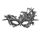 Shots Ouch Black & White Lace Eye Mask - Royal Black