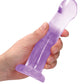 Shots RealRock Anal Dildo | Crystal Clear 7" Big Dildo | Purple Dildo | Suction Cup Dildo