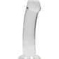 Shots RealRock Large Dildo | Crystal Clear 7" Big Dildo | Transparent Suction Cup Dildo