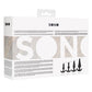 Shots Sono No. 8 Butt Plug - Black Set of 4