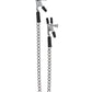 Spartacus Adjustable Alligator Nipple Clamps w/Link Chain