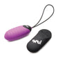 Bang! 28X Ribbed Silicone Egg w/Remote Control - Purple
