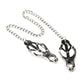 Master Series Tyrant Spiked Clover Nipple Clamps - Silver