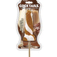 Cock Tailz Liquor Flavored Pecker Pops - Baileys & Cream Tan/White Stripe