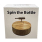 Spin The Bottle - Silver/Wood